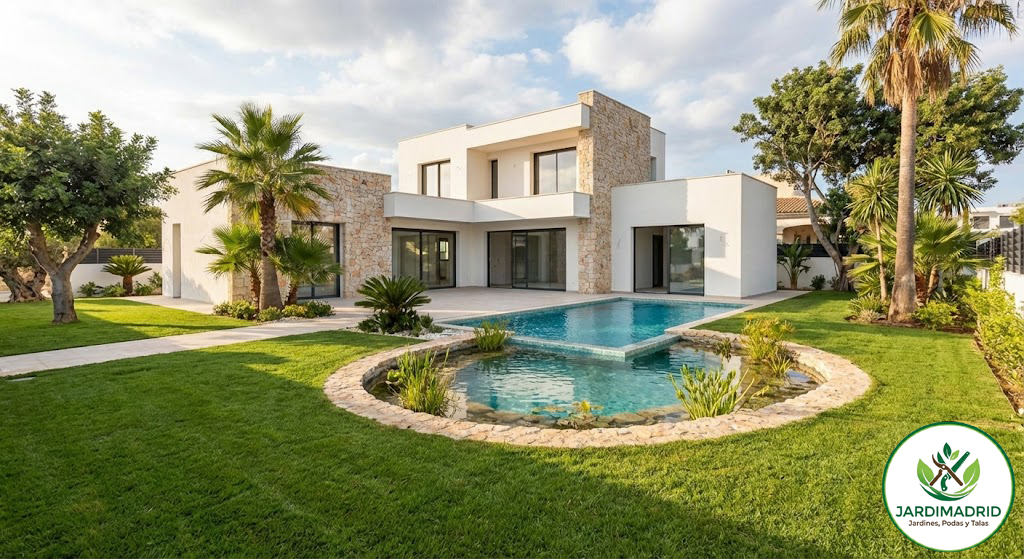 Chalet Terreno limpio y nivelado mecánicamente